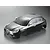 A 1/10 scale black painted Alfa Romeo Giulietta RC car body shell by Killerbody, shown from a high-angle front three-quarter view.