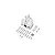 GPM Silver Aluminium Front or Rear Gearbox Case MAK012-S