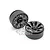 RGT 1.9" Black Aluminium Beadlock 8 Spoke Rims 2Pcs P860066