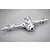 GPM Silver Aluminium Rear Differential/Axle Housing w/ Carrier for Traxxas UDR UDR013-S