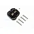 GPM Black Aluminium Front/Rear Gearbox Cover SCX2012AO-BK
