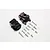 GPM Black Aluminium Front Gearbox Case XO012-BK