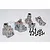 GPM Grey Silver Aluminium Transmission Case RR038-GS