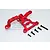 GPM Red Aluminium Steering Bell Crank Support TXM048C-R