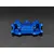 GPM Blue Aluminium Front Arm Bulkhead RUS008-B