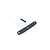 A black aluminium rear suspension arm pin brace and a single mounting screw from GPM Racing on a white background.