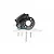 GPM Black Aluminium Motor Mount w/ Heat Sink Fins ER2018-BK