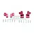 GPM Red Aluminium Front & Rear Body Post Stabilisers 4Pcs MAO201FRB-R