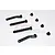 GPM Black Aluminium Front & Rear Magnetic Body Posts 4Pcs CRA201FR-BK