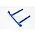 GPM Blue Aluminium Rear Body Post Mount TEL201R-B