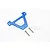 GPM Blue Aluminium Rear Bulkhead ER013A-B