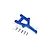 GPM Blue Aluminium Front Top Chassis Brace GT015F-B