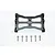 A black aluminium chassis crossmember brace by GPM Racing with six included mounting screws, displayed on a white background.