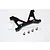 GPM Black Aluminium Rear Chassis Brace SCX2015R-BK
