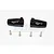 GPM Black Aluminium Rear Hubs 2Pcs SCX2022-BK