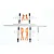 GPM Stainless Steel Front & Rear Sway Bars w/ Steel Turnbuckles & Orange Aluminium Sway Bar Arms 11Pcs SUDR312FRS-OR