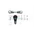 GPM Black Aluminium 25T Servo Horn w/ Servo Saver & Adjustable Steering Linkage 2Pcs XO16025TS/2H-BK