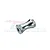 GPM Silver Aluminium Rear Chassis Brace Collar MAF016R/C-S
