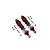 GPM LOSI Lasernut Tenacity Silver Aluminium Rear Spring Shocks Set 101mm LU4101R-R-S