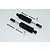 GPM Black Aluminium 93mm Internal Spring Shocks 2Pcs TRX4093X-BK-BEBK