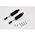 GPM Black Aluminium 95mm Internal Spring Shocks 2Pcs SCX2095X-BK
