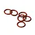 HPI 10x13x1.5mm Orange O-Rings 6Pcs 6816
