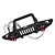 GPM Black Aluminium Front Bumper w/ D-Rings & 5mm LED Light Set SCX6330F-BK