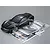Killerbody 1/10 scale black Corvette GT2 RC car body shell with included decal sheet, instruction manual, and plastic accessory parts in bags.