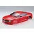 A red 1/10 scale RC car body shell of a 2011 Chevrolet Camaro, featuring detailed headlights, grille, and side mirrors on a plain white background.