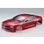 A red 1/10 scale RC car body shell of a 2011 Chevrolet Camaro, featuring detailed headlights, grille, and windshield wipers on a plain white background.