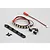 Killerbody accent light set including an LED strip, mounting brackets, and small screws on a light grey background.