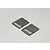 Two black rubber mud flaps for RC crawlers with a textured surface and white Killerbody logo, displayed on a light grey background.