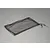 A rectangular black mesh luggage net for RC vehicles, featuring a drawstring closure on one side, isolated on a grey background.