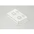 A clear plastic sheet containing molded light lenses for a 1/10 scale RC crawler, set against a plain light grey background.