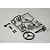 Killerbody 1/10 Crawler Warrior Black Plastic Parts 48450