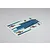 A sheet of Martini racing livery decals for a 1/10 scale Alfa Romeo 155 GTA RC car, featuring blue stripes, Martini logos, and the number 5.
