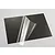 A rectangular sheet with a black carbon fiber pattern, shown with a clear protective film partially peeled back from the surface.