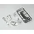 Killerbody 1/10 scale Alfa Romeo SZ plastic parts set including chrome-plated light buckets and a black plastic sprue frame.