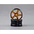 Killerbody 1.9" Black/Gold Aluminium Camaro 5 Spoke T-Drift Rims 2Pcs 48079GLD