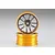 Killerbody 1.9" Gold/Gun Metal Aluminium T-Drift Rims 2Pcs 48490SIGY
