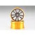 Killerbody 1.9" Gold/Gun Metal Aluminium T-Drift Rims 2Pcs 48491SIGY