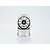 Two Killerbody RC car rims stacked on a white background, featuring a black multi-spoke design with a silver outer rim.