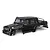 Traxxas TRX-6 Mercedes Benz G 63 AMG 6x6 Black Painted Body Shell w/ Scale Parts 8825R