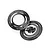 Rovan Black Aluminium HD 4.7" Outer Beadlocks 2Pcs w/ Hardware 95267B