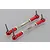 Rovan Red Aluminium Baja Steering Linkage 2Pcs 851531