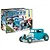 A Revell 1/25 scale 1930 Ford Model A Coupe plastic model kit box next to a fully assembled and painted teal hot rod model car.