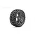 Jetko 3.3" Ex-Tomahawk Medium Soft Belted Buggy Tyres on Black Claw Rims - Glued Wheels 2Pcs JKO1501CBMSGB