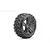 Jetko 3.3" Ex-King Cobra Medium Soft Belted Tyres On Black Claw Rims - Glued Wheels 2Pcs JKO1502CBMSGB