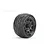 Jetko 1/10 St 2.8 Ex-Super Sonic Tyres On Black Claw Rims w/ Medium Soft Inserts, 12mm, Narrow 2Pcs JKO2704CBMSGNB1