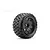 Jetko 1/5 Xmt Ex-King Cobra Tyres On Black Claw Rims w/ Medium Soft Inserts, 24mm For Arrma 2Pcs JKO5802CBMSGBB2